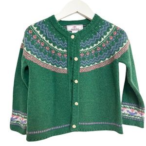 Girls Classic Prep Wool FairIsle Sweater (3T)